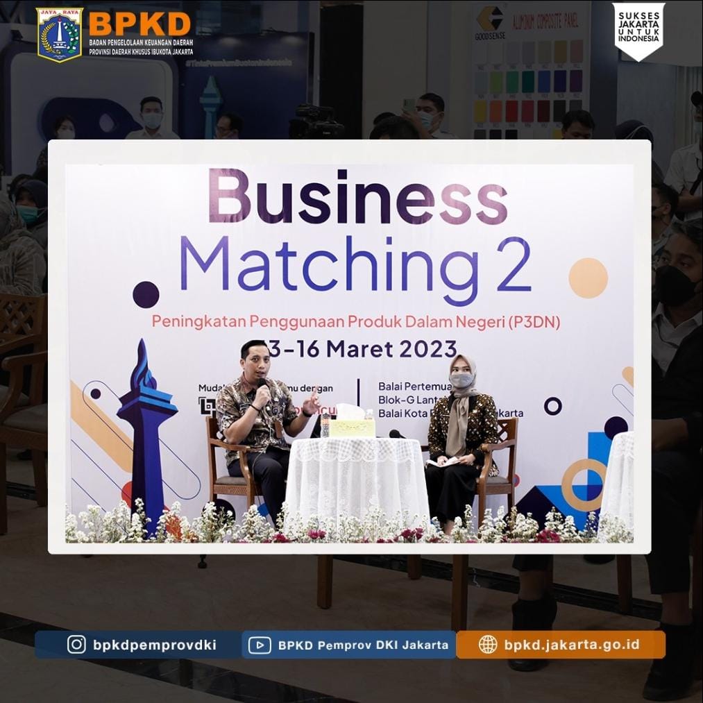 Sosialisasi Penginputan pada SIPD P3DN Kemendagri yang disampaikan oleh Kepala Pusdatin Keuangan BPKD Provinsi DKI Jakarta