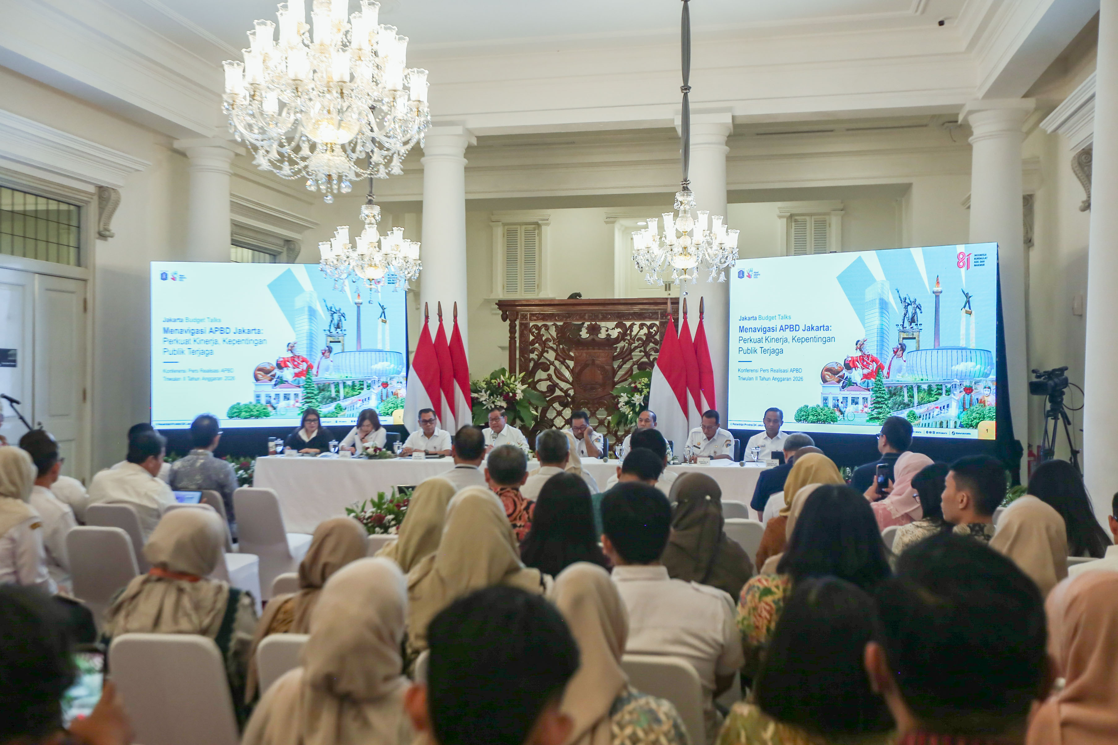 Konferensi Pers Realisasi APBD Triwulan II Tahun Anggaran 2026