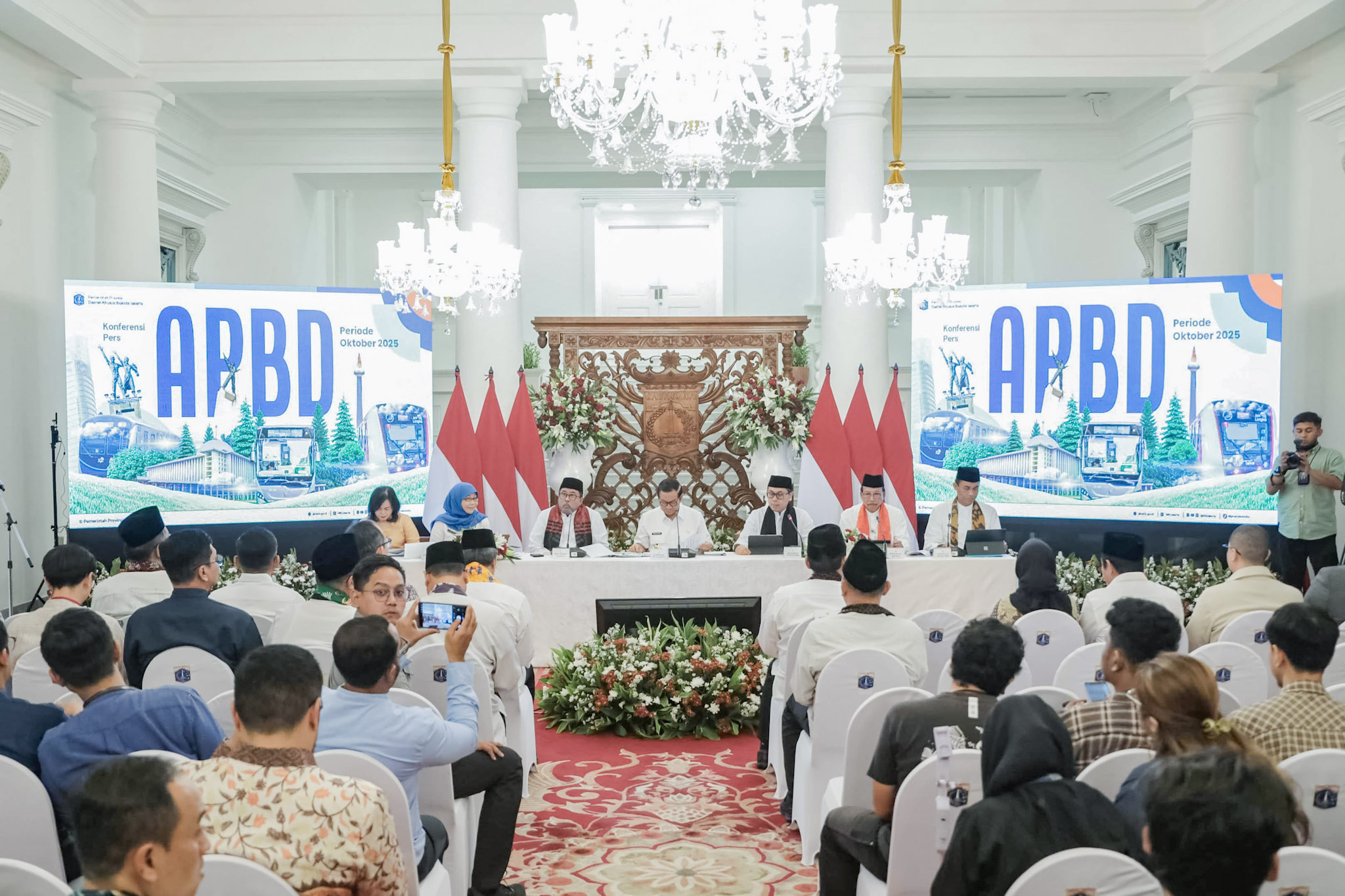 Konferensi Pers Realisasi APBD Tahun Anggaran 2025