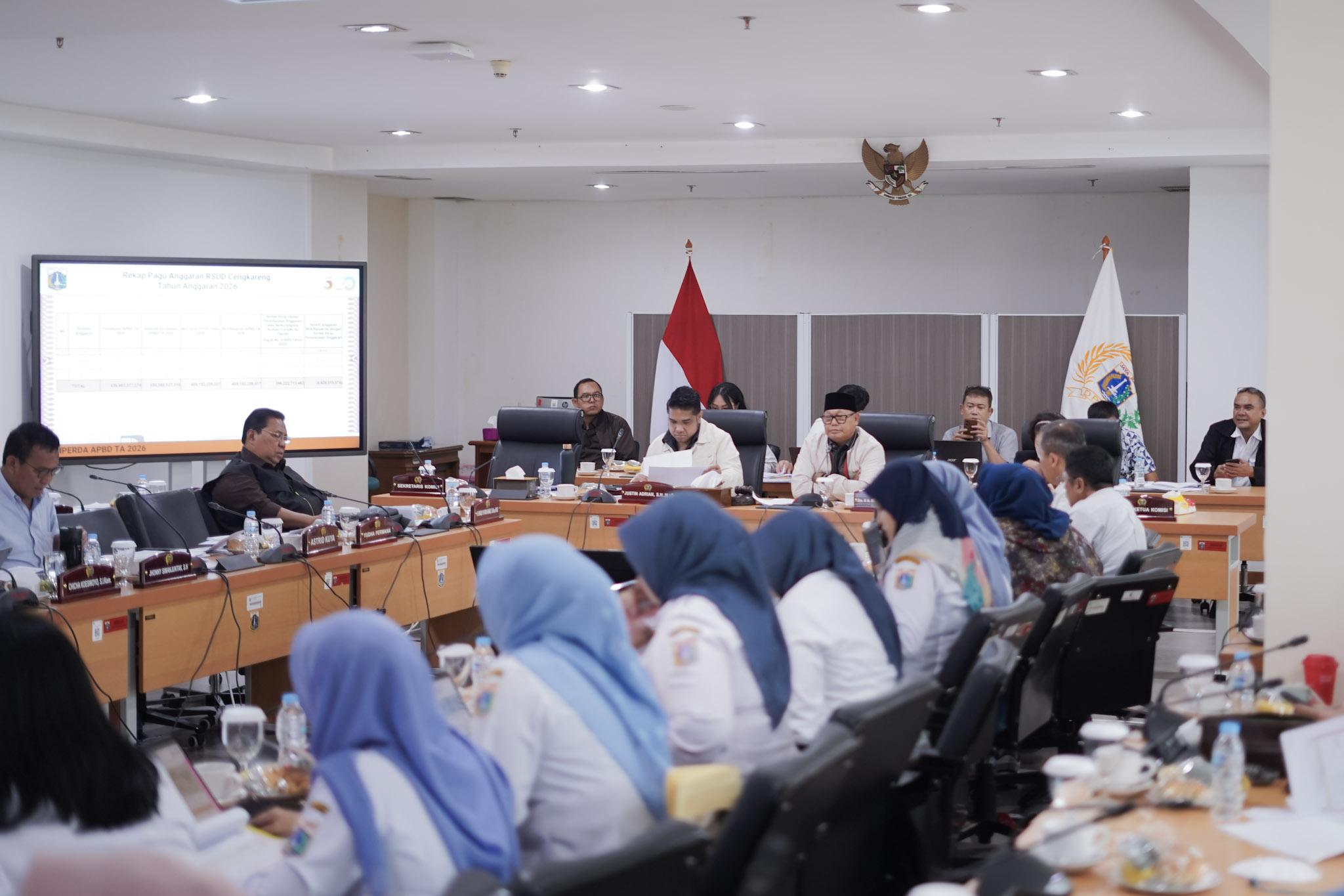 Rapat Kerja Komisi DPRD Provinsi DKI Jakarta bersama Eksekutif