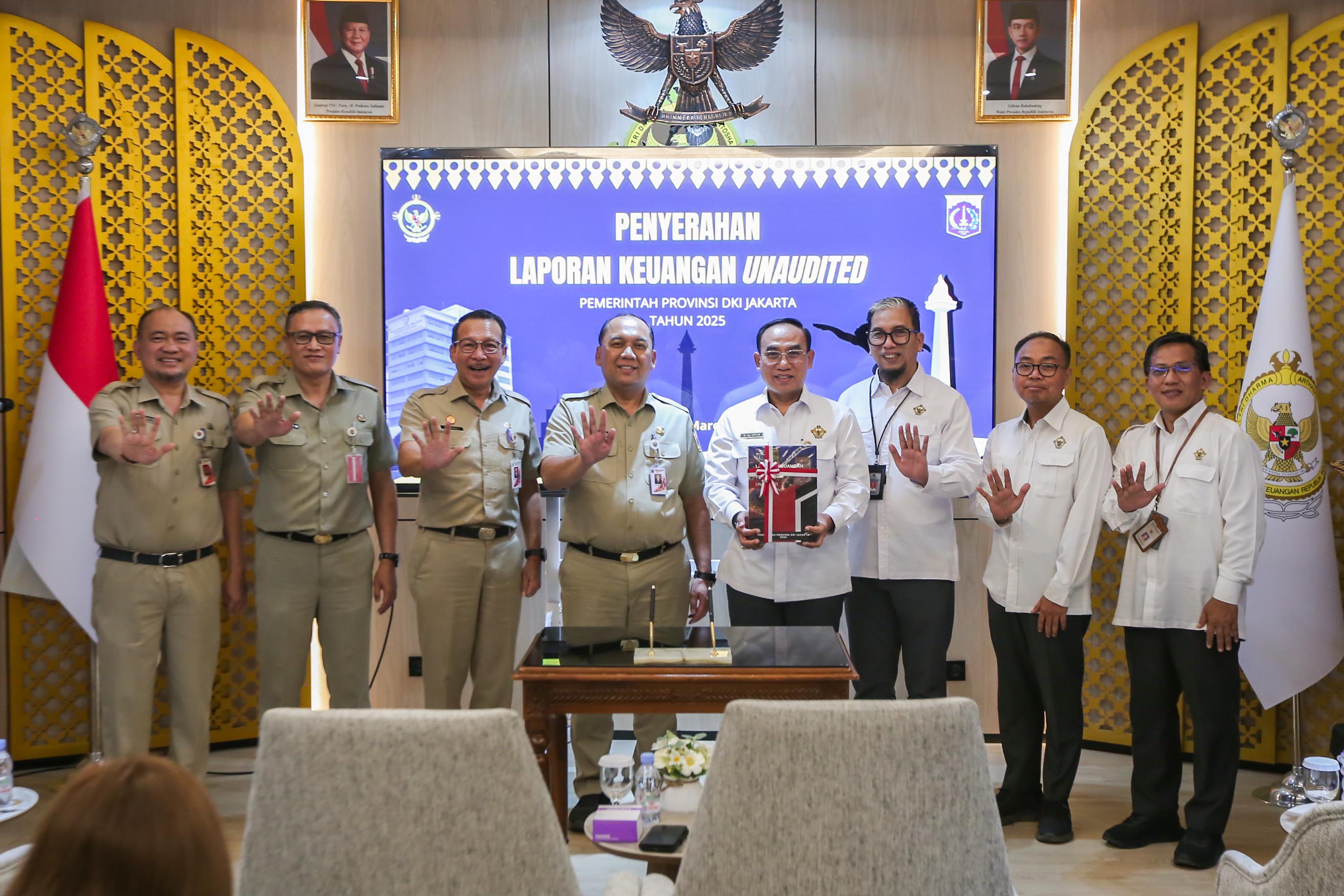 Penyerahan Laporan Keuangan Unaudited Pemprov DKI Jakarta Tahun 2025