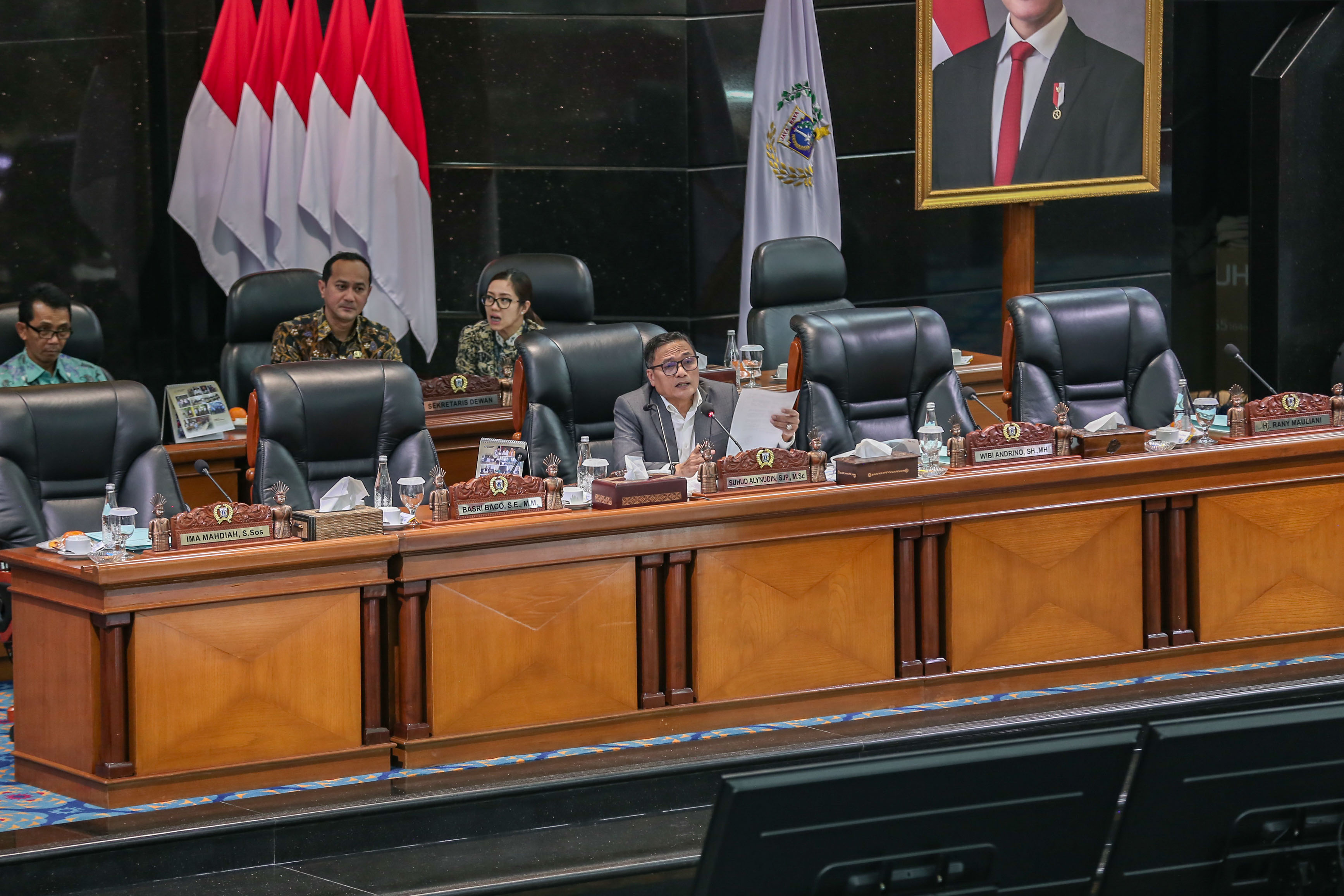 Rapat Badan Anggaran DPRD Provinsi DKI Jakarta bersama TAPD